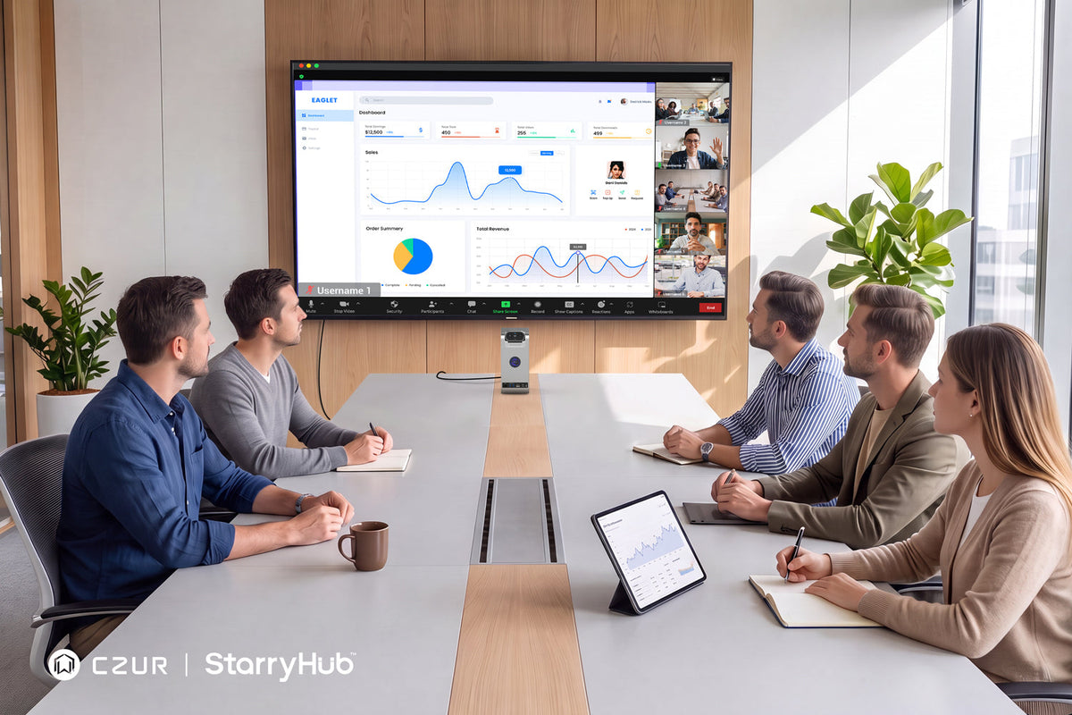 How Does StarryHub Core30 Simplify Hybrid Meetings?