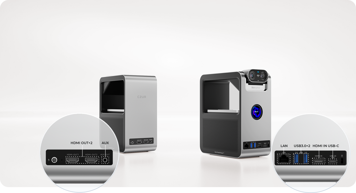StarryHub Core30 professional input and output ports
