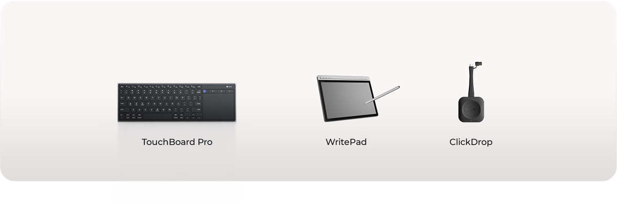 StarryHub Core30 TouchBoard Pro WritePad and ClickDrop accessories