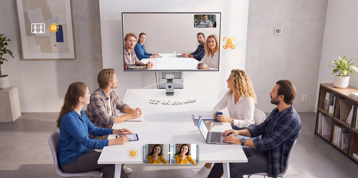 StarryHub Core20 full room 4K view with AI smart framing
