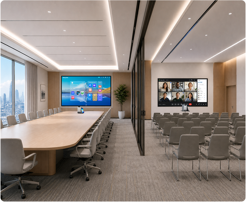 Optimized for Large Rooms and Boardrooms
